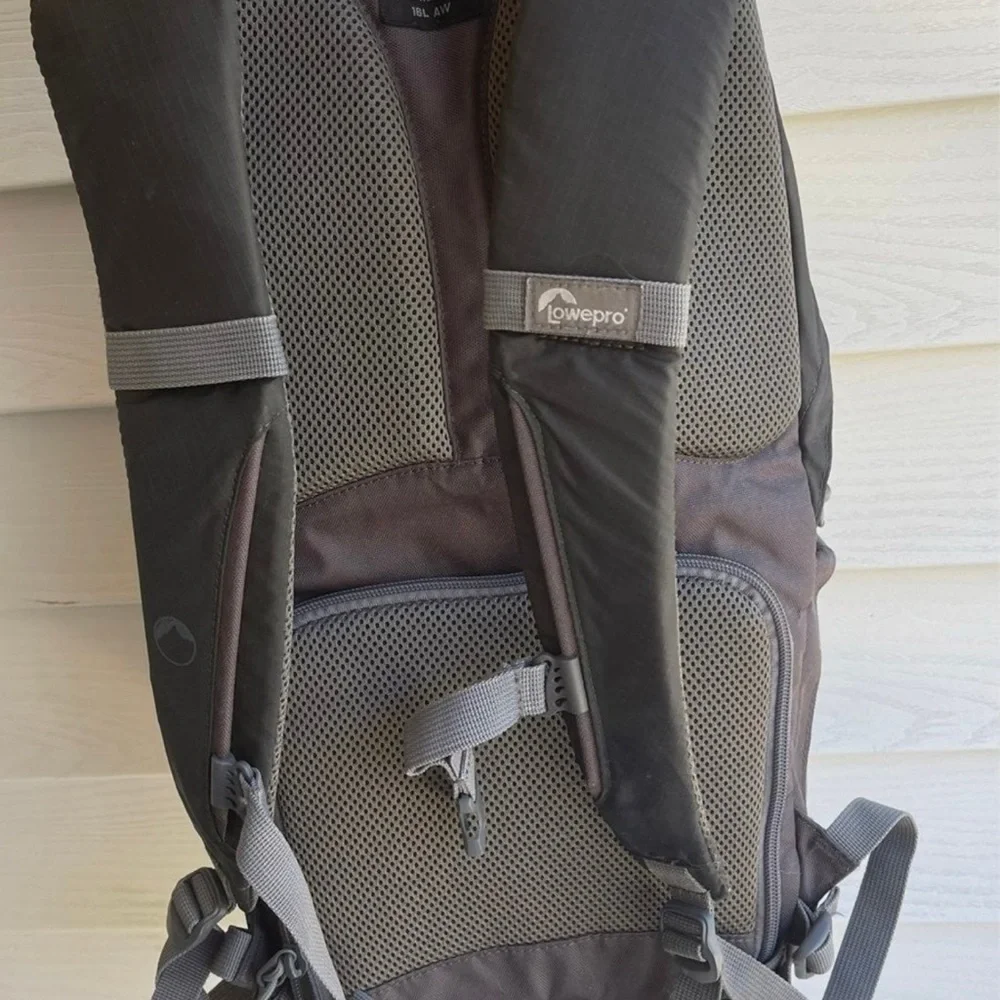 Camera Backpack Lowepro great for hiking